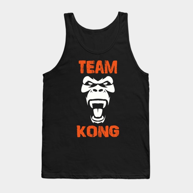 Godzilla vs Kong - Official Team Kong Neon Tank Top by Pannolinno